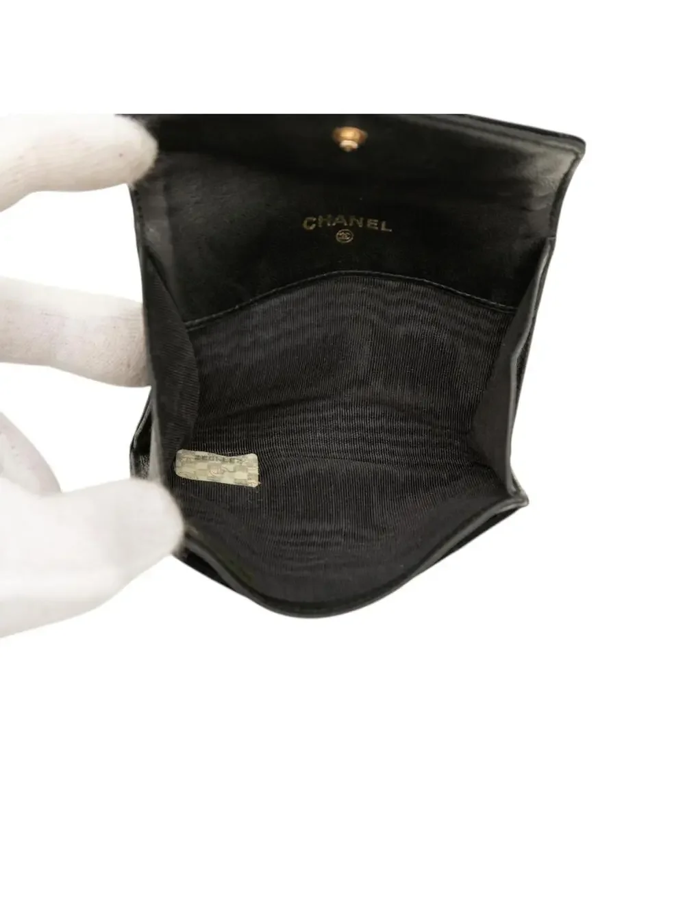 Chanel Cc Satin Flap Coin Pouch Pre- #329886C38B